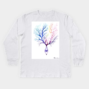 Purkinje neuron Kids Long Sleeve T-Shirt